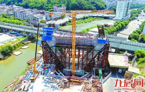 龙岩大桥主桥下横梁合拢段浇筑顺利完成——九房网