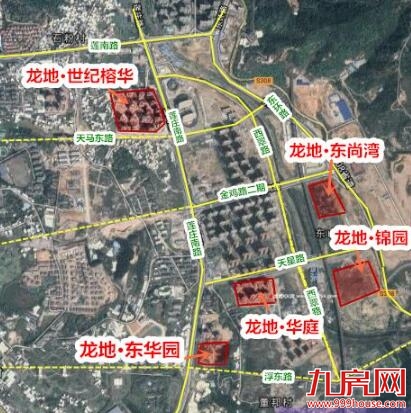 土发东山片区B13地块案名—龙地·东华园 ——九房网