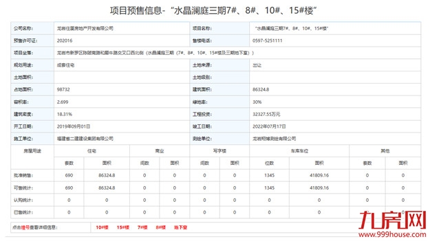 住宅·水晶澜庭三期4栋楼获批，共计690套房源入市！——九房网
