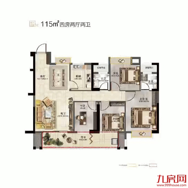 326套！最低9808元/㎡！一天炸出3张预售！最快月初就开盘！——九房网